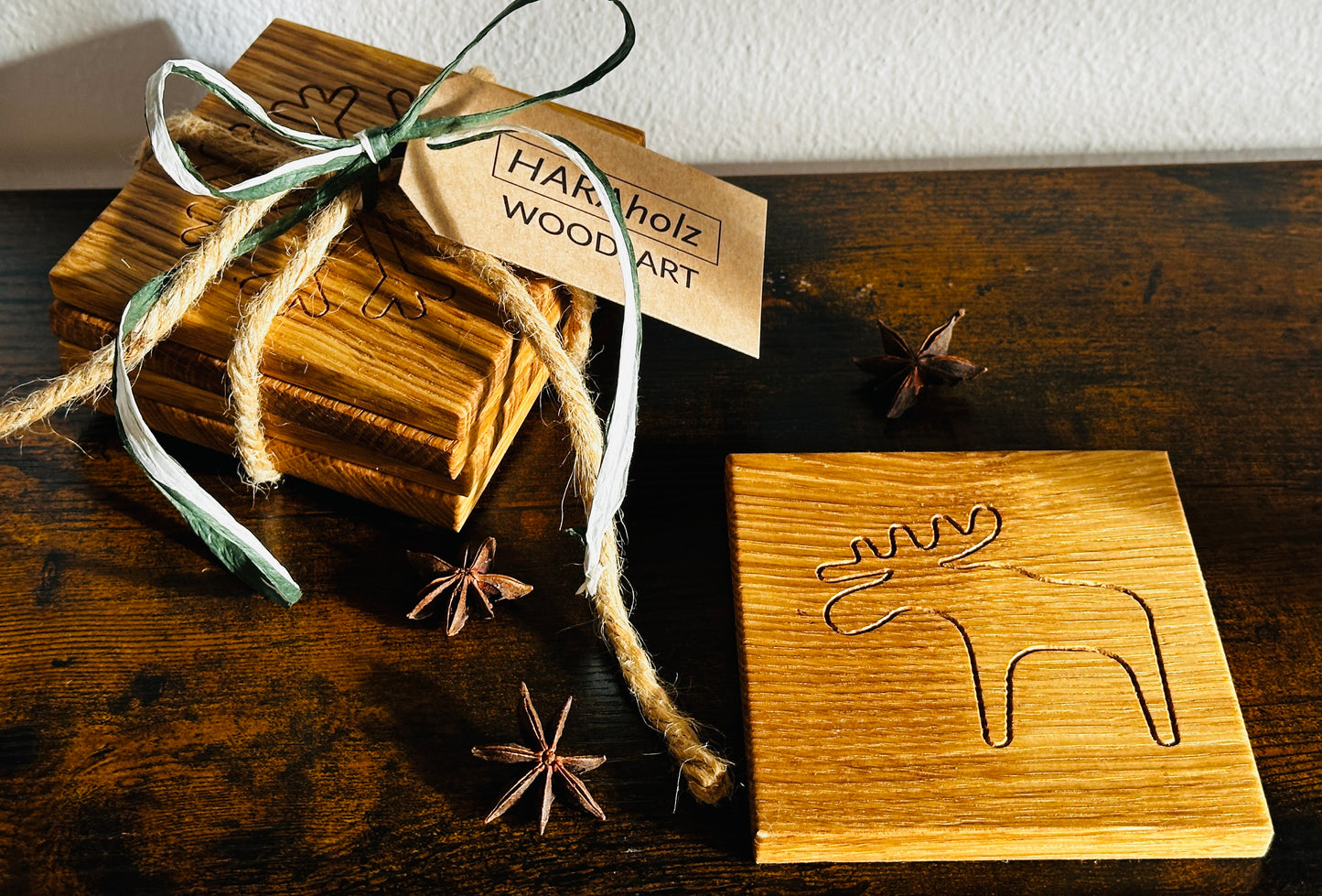 Weihnachten Tassenuntersetzer 4er Set